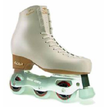 Inline figure skates